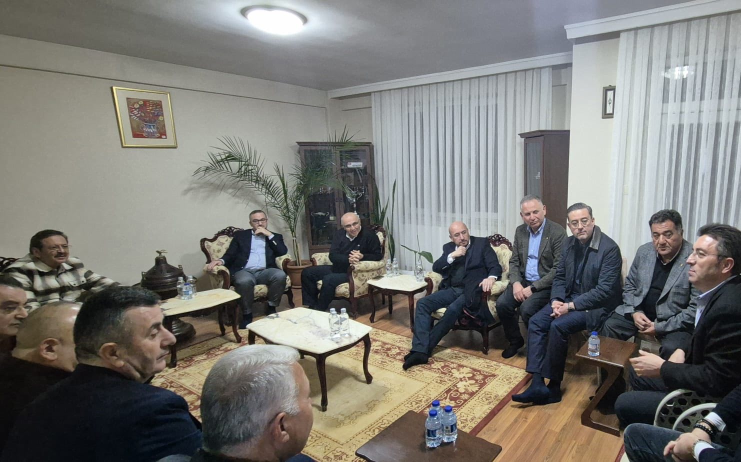 Ba�kan�m�z�n Merkez Bankas� Ba�kan� Say�n Fatih Karahan'a Taziye Ziyareti...