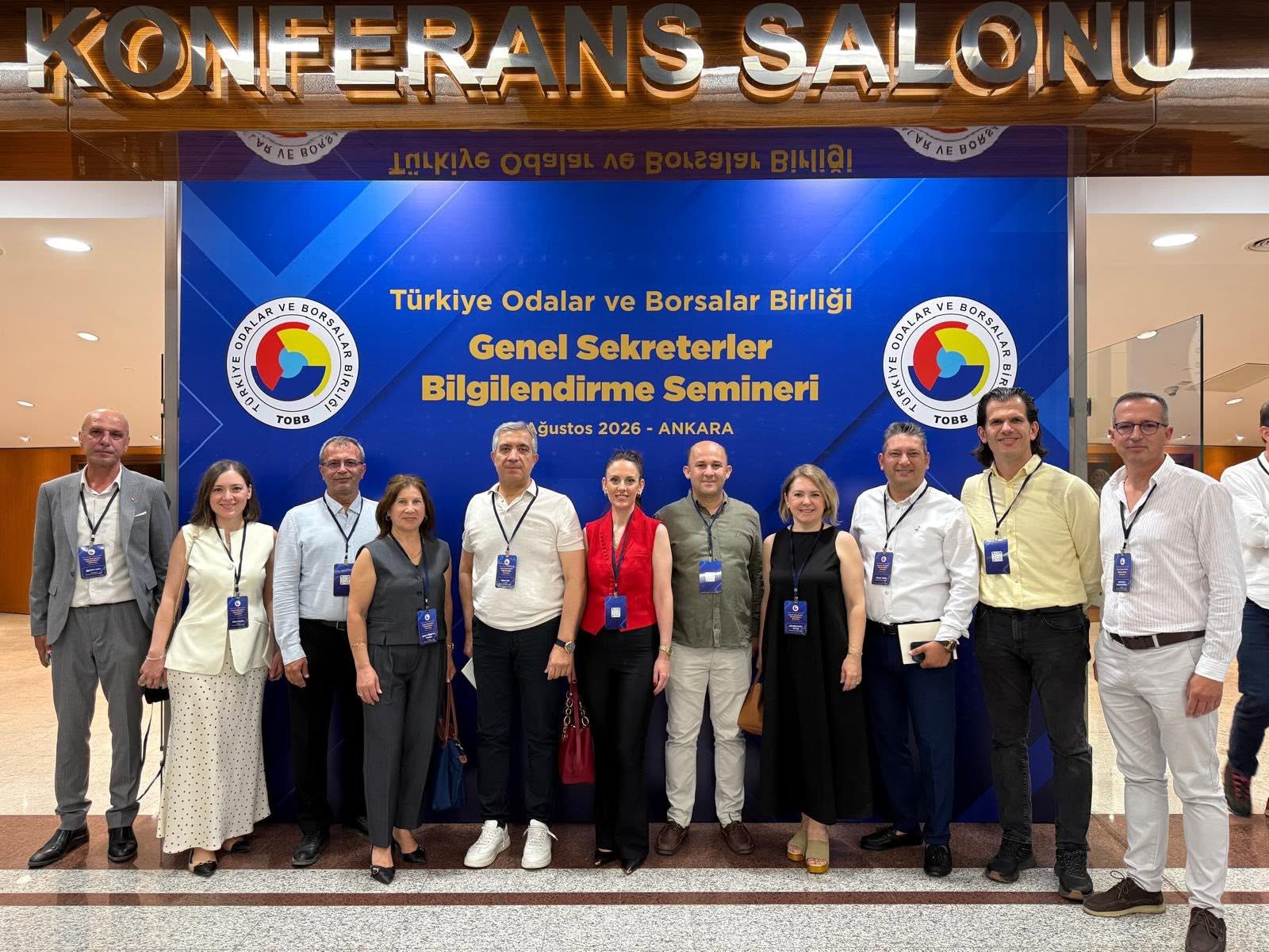 TOBB  Genel Sekreterler Bilgilendirme Seminerine  Genel Sekreterimiz Kat�ld�.